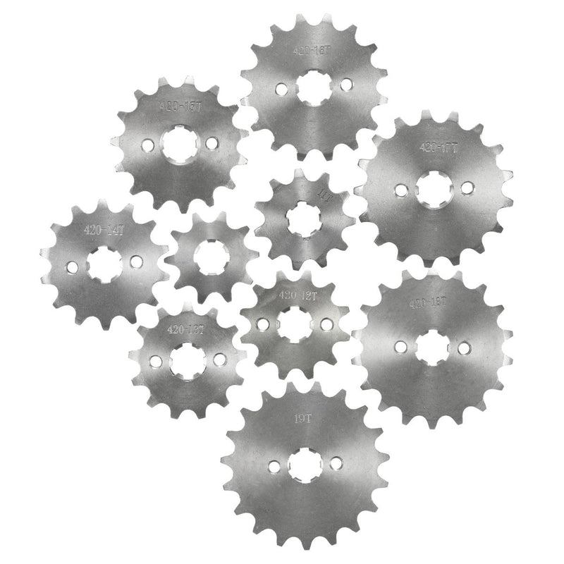 420 10/11/12/13/14/15/16/17/18/19 Teeth Counter Sprocket For 70cc 110cc 125cc Motorcycle