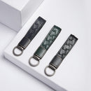 XIAOMI VLLICON Leather Keychain Hand Woven 360 Rotating Car Key Ring Holder