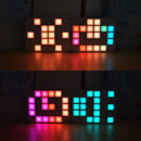 Geekcreit DIY Multi-function LED Cool Music Spectrum RGB Color Palette Clock Kit