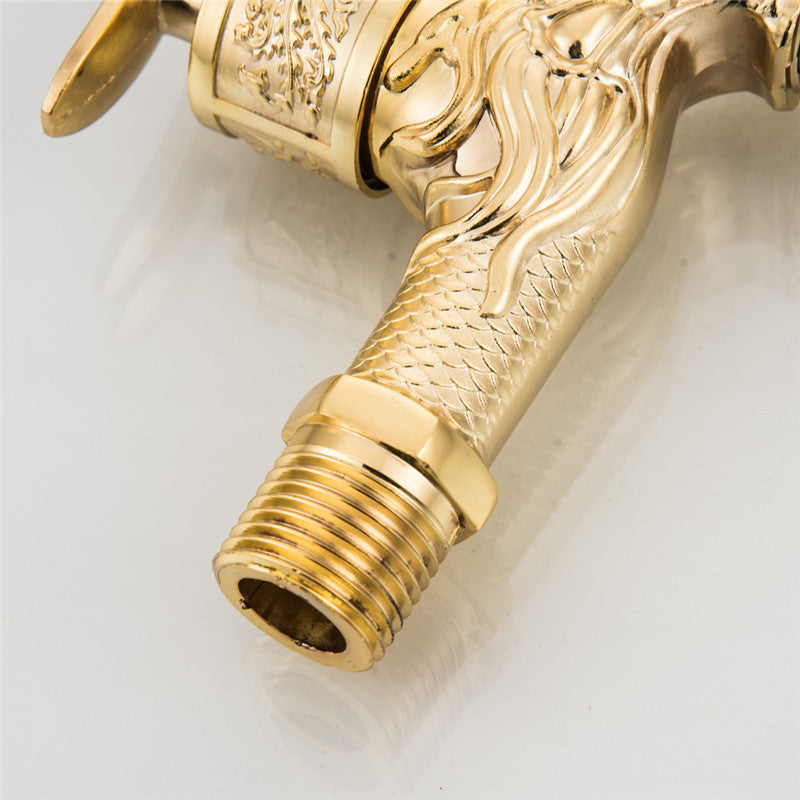 Mrosaa Zinc Alloy Antique Bronze Finish Faucet Water Tap Basin Taps