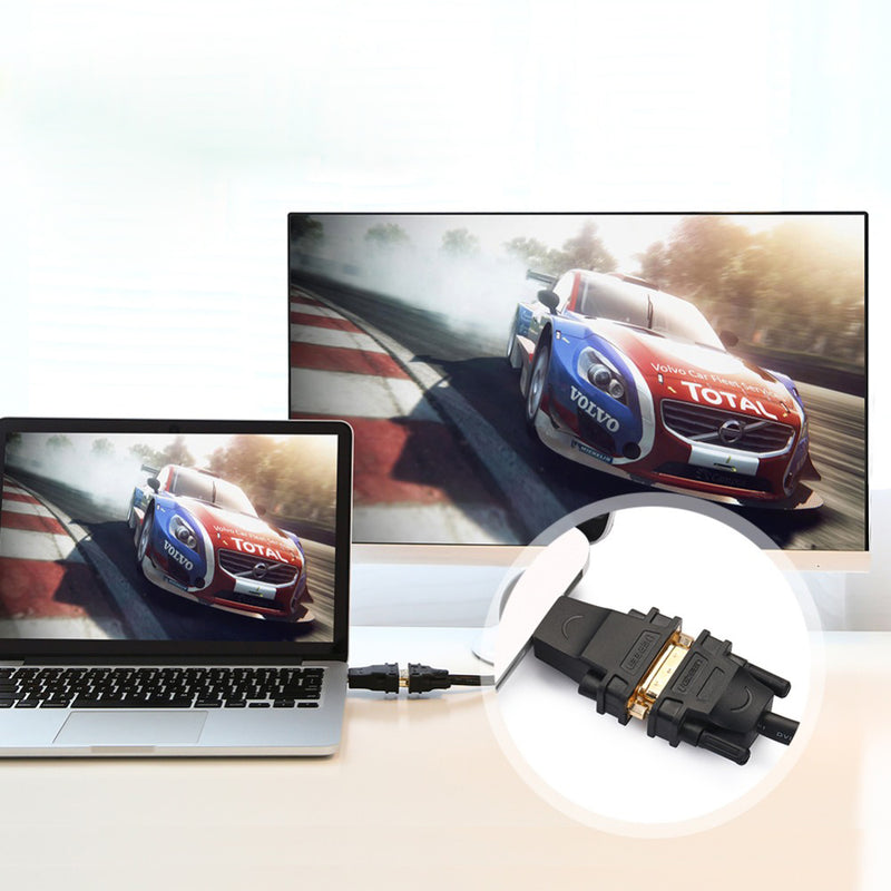 Ugreen 20123 HDMI Male to DVI 24+5 Female Converter Adapter 1080P Connector for HDTV DVD Projector DVI to HDMI Adapter