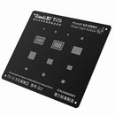 Power Logic Module Reballing Stencil Square Hole Template Tin Planting Mesh Black Steel Net Repair Tool For iPhone 5/5S/6/6S/7/8