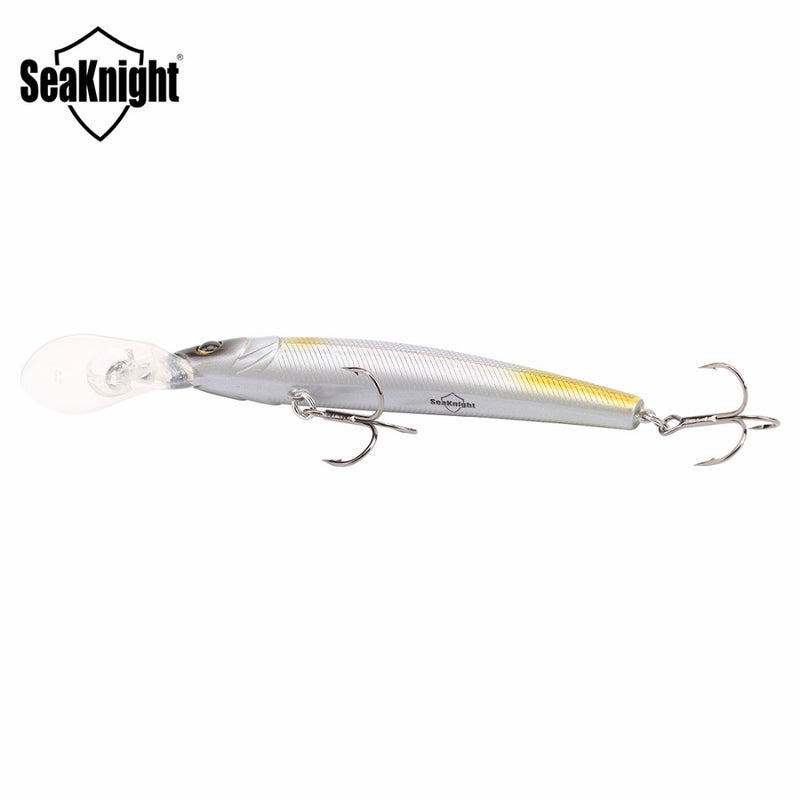 SeaKnight SK014 1PCS 12g 95mm Minnow Fishing Lures 0-1.8M Slim Minnow Hard Bait Artificial Bait