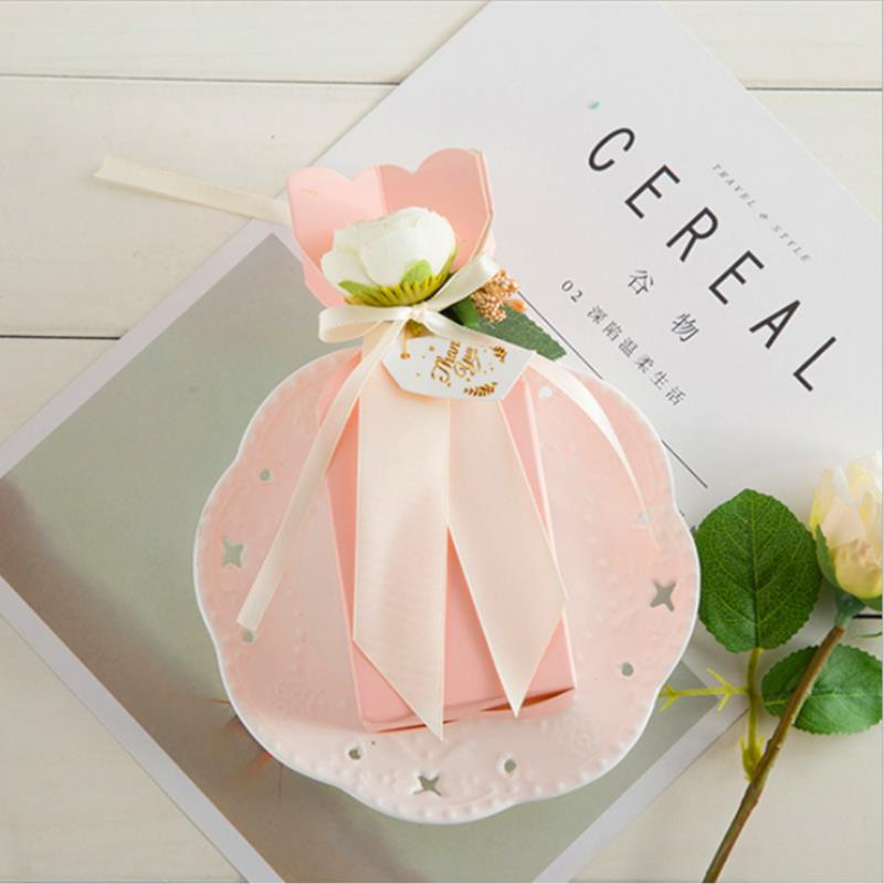Creative Wedding Party Supplies Vase Candy Box European Wedding Favors Gifts Case