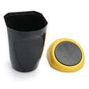 Yellow Mini Trash Rubbish Bin Garbage Dust Holder Car Waste Bins Office Home