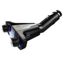ACCNIC LED Hands Free Wireless Bluetooth4.0 FM Transmitter Aux Modulator Car Auto Audio MP3 Player Dual USB Charger