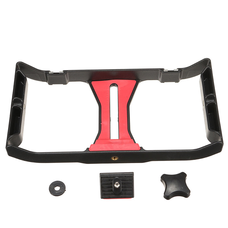 Video Camera Cage Anti-shake Protective Camera Handle Stabilizer for Cellphone