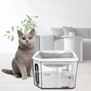 2L Automatic Clear Waterer Pet Cat Dog Water Dispenser Drinking Fountain Feeder Machine