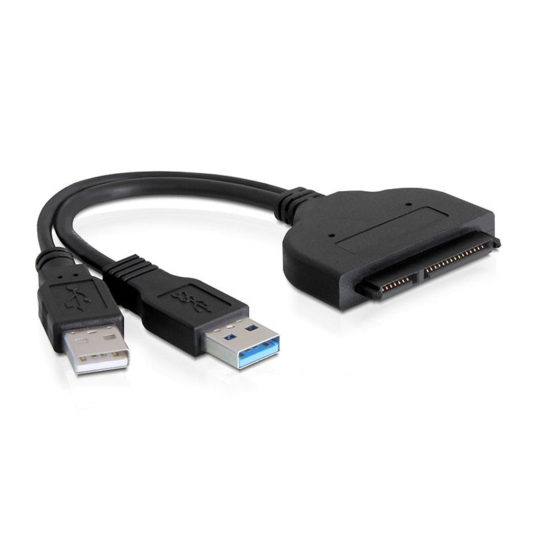 ITHOO 2 * USB3.0 to SATA Data Cable 2.5" Hard Drive Converter Cable Support UASP for the SATA Hard Disk