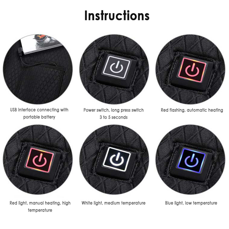 Winter Smart Heating Pants Electrical Heating Graphene Carbon Fiber Hiking Heating Thickened Heated