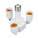 3 In 1 6 In 1 Adjustable E27 LED Light Lamp Bulb Adapter Converter Split Splitter Base Socket
