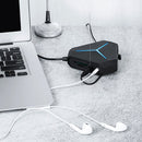 Bakeey 6-Port USB HUB 3.5mm AUX Microphone TF SD Card Reader Adapter With LED Indicator For iPhone 11 Pro Huawei P30 Pro Mate 30 Laptop Tablet