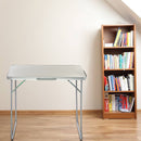 Portable Folding Table Laptop Desk Study Table Aluminum Camping Table with Carrying Handle and  Foldable Legs Table for Picnic Beach Outdoors