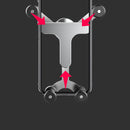 Bakeey Aluminum Alloy Gravity Linkage Automatic Lock Air Vent Car Phone Mount Phone Holder For 4.0-6.5 inch Smart Phone