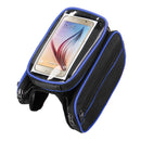 BIKIGHT Bike Bicycle Front Frame Tube Phone Bag Touch Screen Waterproof Double Pouch Cycling Bag