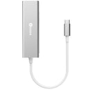 Biaze ZH19 Aluminum Alloy Type-C to 3-Port USB 3.0 + 1000Mbps Gigabit RJ45 Hub