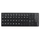 Standard Smooth Laptop Notebook Keyboard Stickers German Russian Spanish French Italian Arabic 6 Language