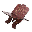 Quran Book Holder Stand Rihal Rehal With Decorations Wooden Small Bookshelf