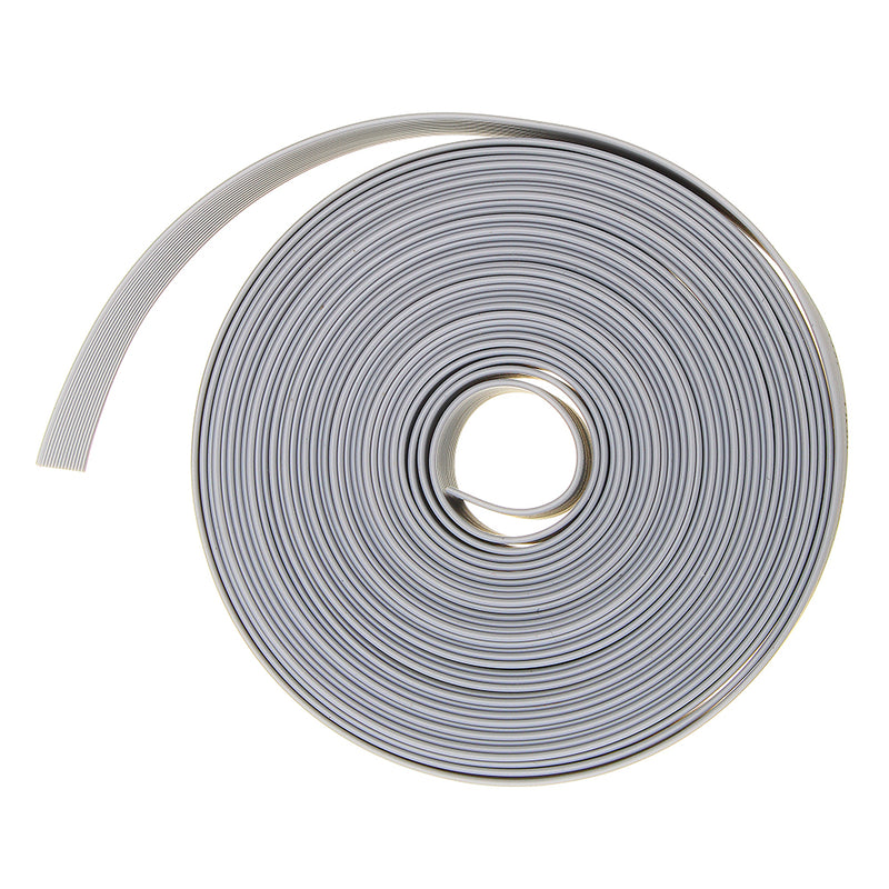 5M 1.27mm Pitch 14 Pin 14P Grey Gray Flat Ribbon Data Cable Wire Connector AWG28 300V