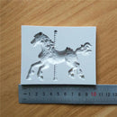 Pony Horse Shape Silicone Cake Mold Fondant Sugar Jelly Ice Lace Lollipop Mould Kitchen Accessories