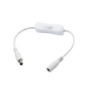 5.5x2.1mm Power Supply Adapter Connector with On/Off Switch for DC12V 5050 3528 LED Strip Light