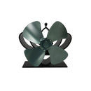4-Blade Heat Powered Stove Fan Silent Quiet Anodizing Aluminum Fan