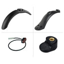 BIKIGHT Scooter Wheel Fender Set For Xiaomi M365/Pro Electric Scooter Front Rear Fender Rear Fender Fastener Tail Light