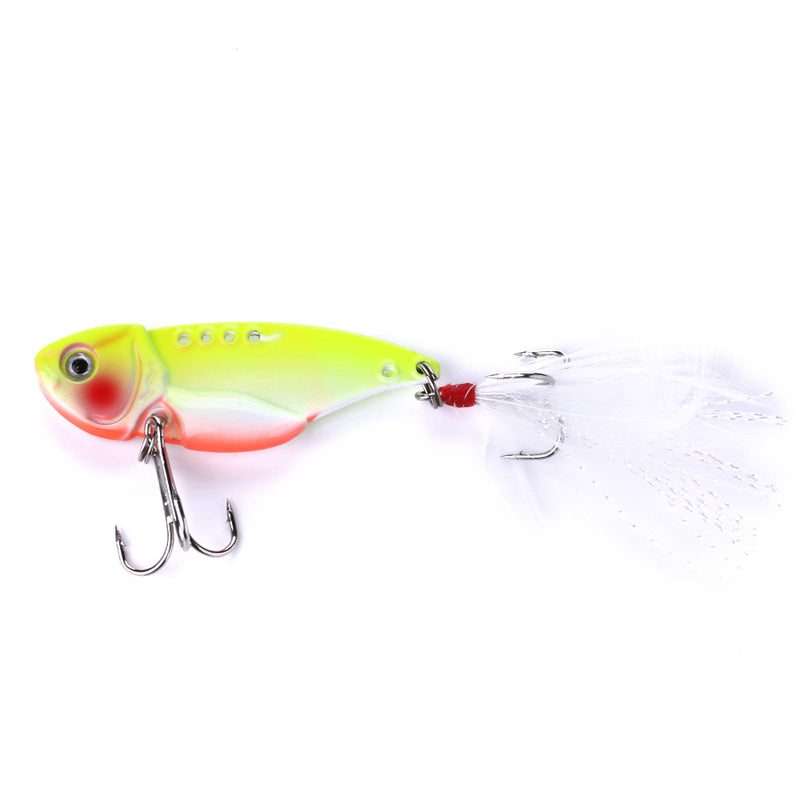 ZANLURE 5pcs/set 5.5cm 11g Quick Sinking Metal VIB Spoon Bait Bass Fishing Lure Artificial Bait Lure