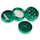 4 Layer Alloy Herb Grinders Green Tobacco Crusher Hand Muller Grinder