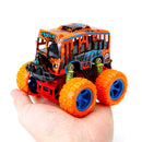 Classic Pull Back Inertial Rotatable Friction Power Car Big Wheel Diecast Toys