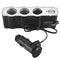 Car Cigarette Lighter Socket Splitter 3-Way USB Charger Adapter DC 12V +USB Port For iphoneX 8/8Plus