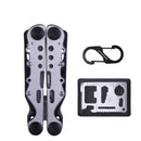 JAKEMY PJ1010 Multitool Folding Pocket Plier Saw Screwdriver Portable Outdoor Survival EDC Card Pliers Tool
