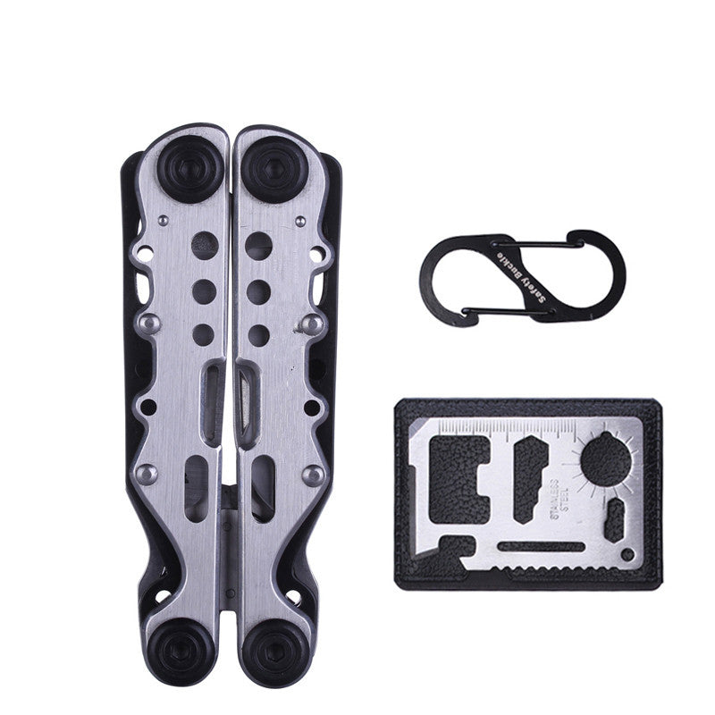 JAKEMY PJ1010 Multitool Folding Pocket Plier Saw Screwdriver Portable Outdoor Survival EDC Card Pliers Tool