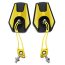 8mm 10mm Motorcycle Universal Rear View Side Mirrors Aluminum Alloy 5 Colors