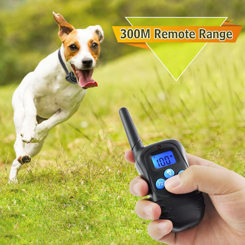Rechargeable Dog Shock Collar 330 yd Remote Dog Training Collar with Beep/Vibrating/ShockPet Trainer