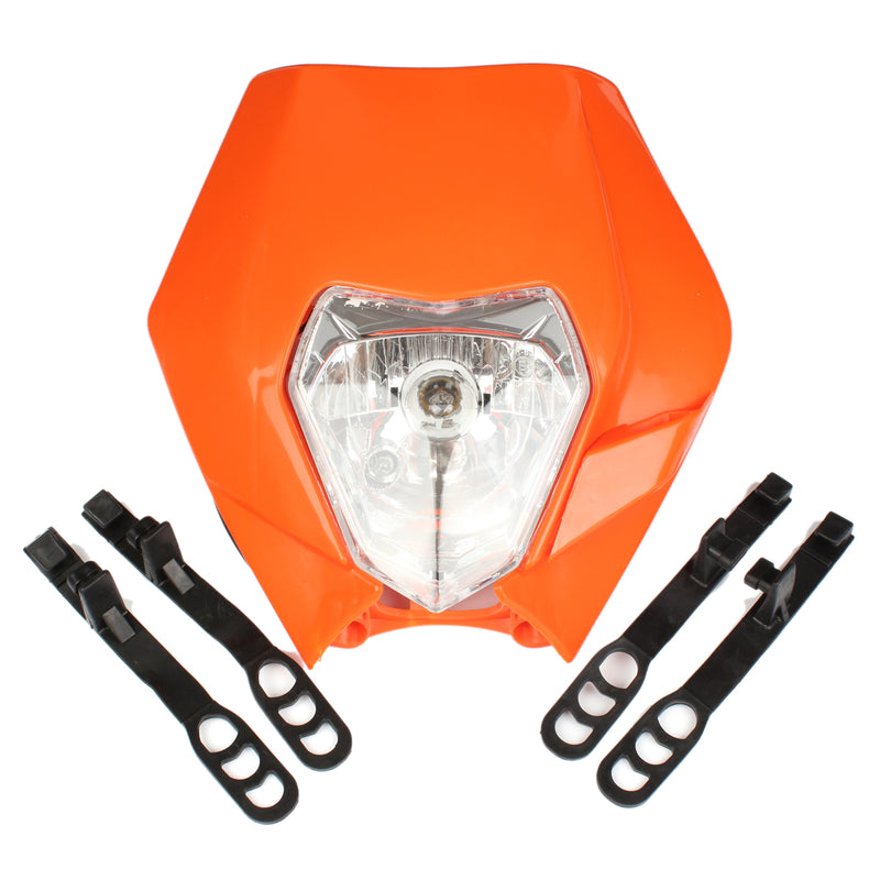 Amber Light Headlights Headlamp For KTM EXC EXCF XCF XCW SXF SMR Enduro