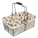Metal Wire Fruit Egg Baskets Kitchen Garden Wedding Decorations Storage Case