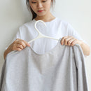 QUANGE 10PCS/Set Wide Shoulder Non-Slip Hanger Home Cloth Hanger For Tops/Skirts/Dresses/Trousers Hanger Hook From Xiaomi Youpin