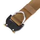 ENNIU FA39 125cm x3.8cm Nylon Wrist Belt Punch Free Quick Release Inserting Buckle Tactical Belt Leisure Belt