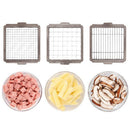 Multifunctional Vegetable Cutter Food Chopper Adjustable Slicer With 3 Blades Kitchen Tool