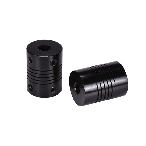 2Pcs 5x8mm Black Aluminium Stepper Motor Shaft Coupler for CNC 3D Printer Part