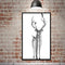Miico Hand Painted Oil Paintings Simple Style Deer Family B Wall Art For Home Decoration Painting