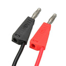 BNC Q9 To Dual 4mm Stackable Banana Plug with Socket Test Leads Probe Cable 120CM