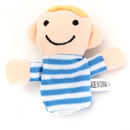 6 Pcs Finger Puppets Plush Cloth Toy Baby Bed Stories Helper Doll