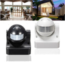 12M 180 Degree Lighting Security PIR Infrared Motion Movement Sensor Detector Switch Outdoor Home