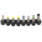 8Pcs Universal AC DC 2 Pin Power Adapter Tips for Power Charge Tester