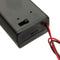 9V Battery Box Pack Holder With ON/OFF Power Switch Toggle Black