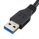 7 Ports USB 3.0 Hub Splitter LED Adapter Charging Port Switch