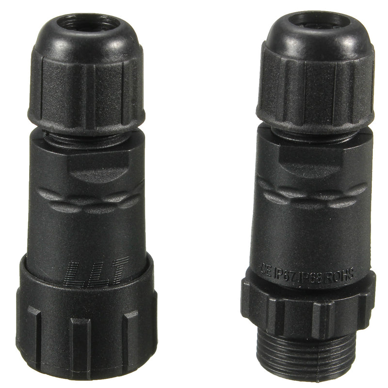 4 Pins Waterproof Electric Plug Cable Wire Connector Socket