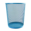 New Colourful Metal Mesh Waste Bin Rubbish Paper Net Basket Home Office Durable